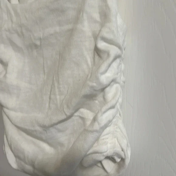 Free People FP Movement Women's Boulevard Tank Top White Ties at Shoulder NWOT S - Picture 6 of 6